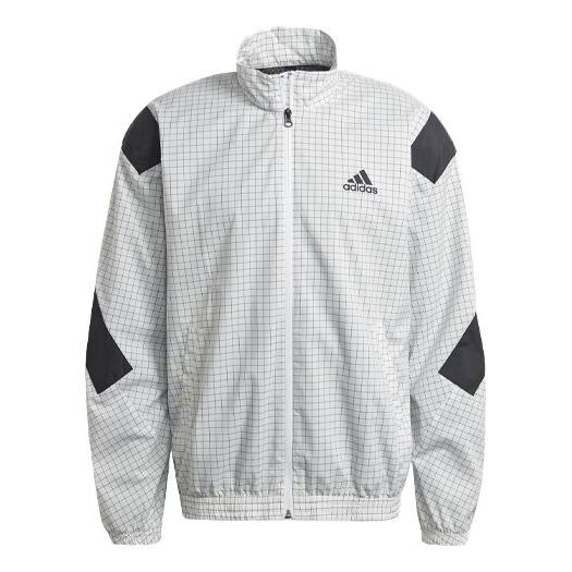 

Куртка adidas Plaid Pattern Loose Zipper Jacket White, белый