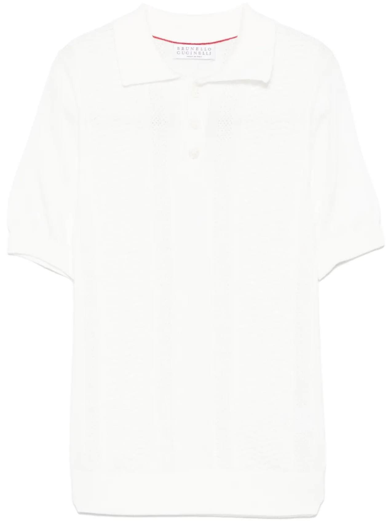 

Трикотажная рубашка поло Brunello Cucinelli Kids, белый