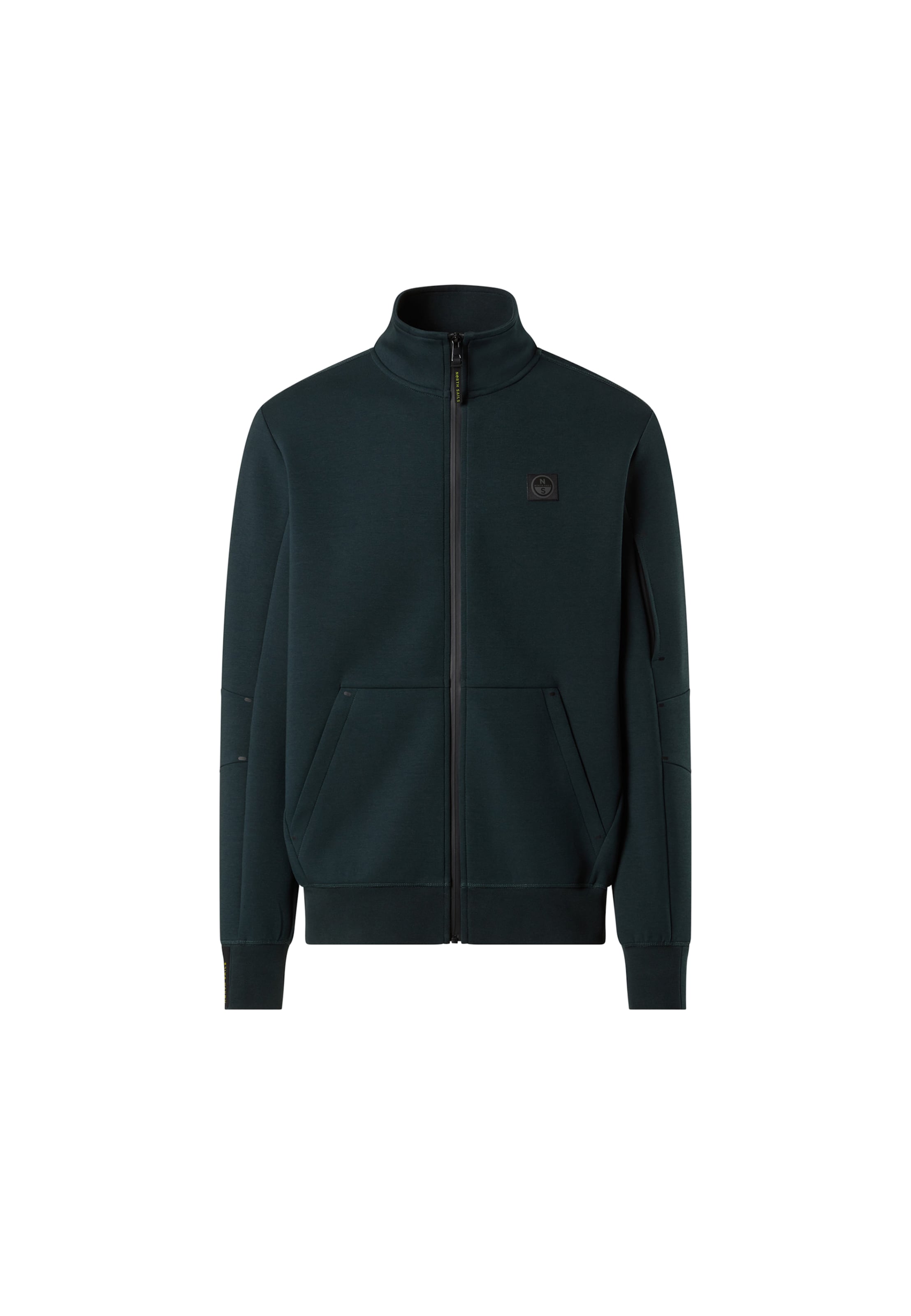 

North Sails Толстовка с молнией в темно-зеленом цвете, Зеленый, North Sails Толстовка с молнией в темно-зеленом цвете