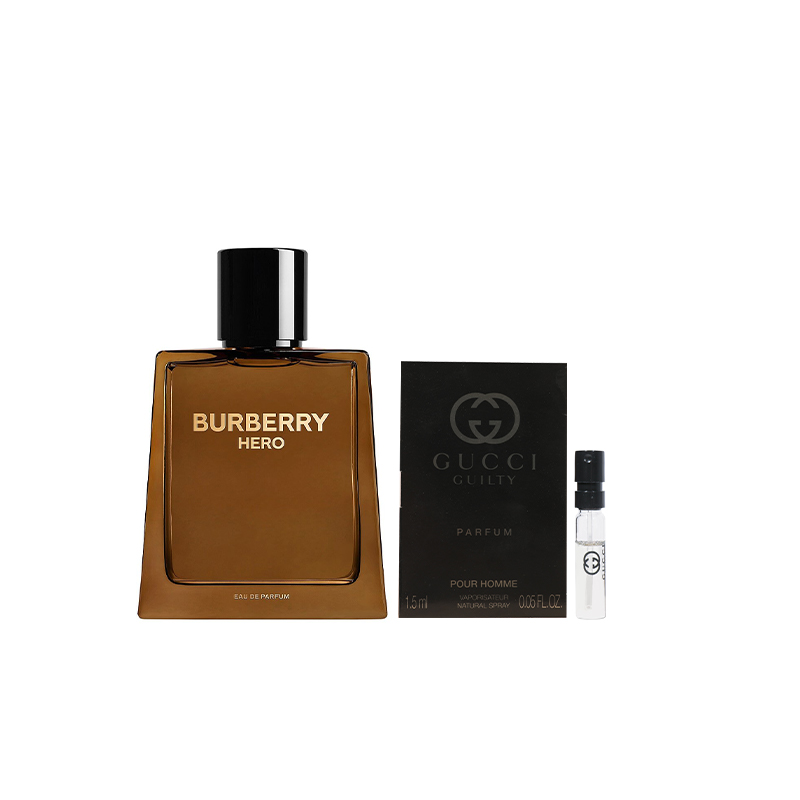 Мужская парфюмерная вода Burberry Hero + пробник, 100 мл + 5 мл — фото 2