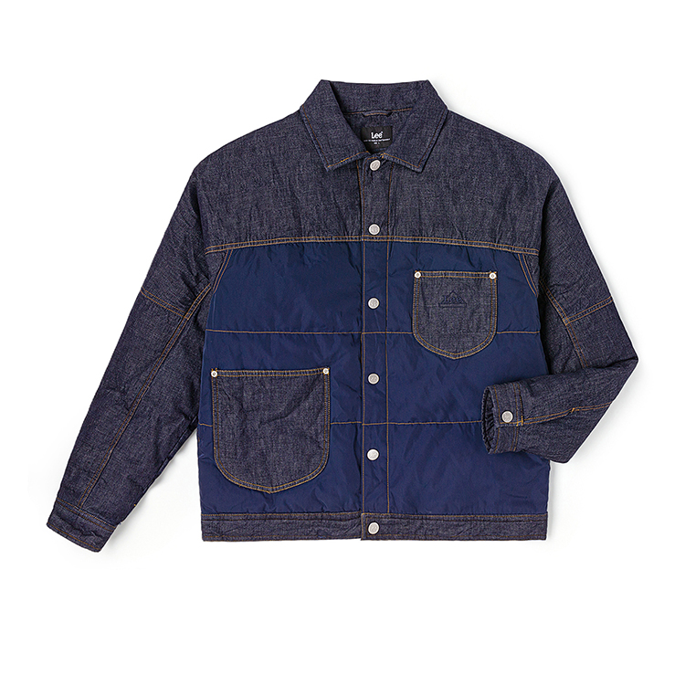 

Lee Стираная пуховая куртка мужская, Washed