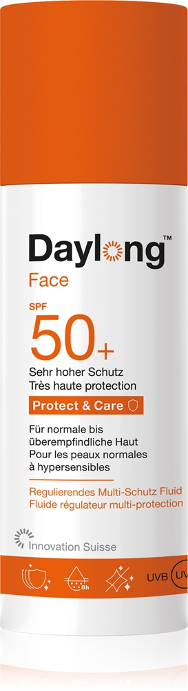 

Защитный флюид для лица Protect & Care SPF50+ для всех типов кожи, включая чувствительную Daylong, spf 50+ 50 мл