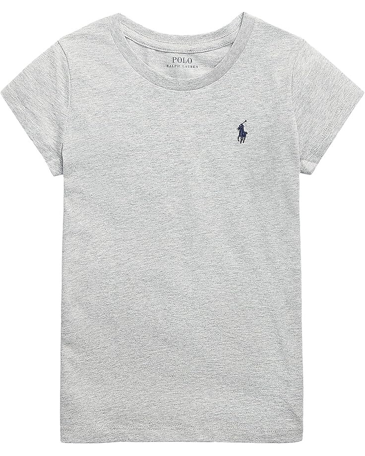 

Толстовка Polo Ralph Lauren Kids Short Sleeve Jersey T-Shirt, цвет Light Sport Heather