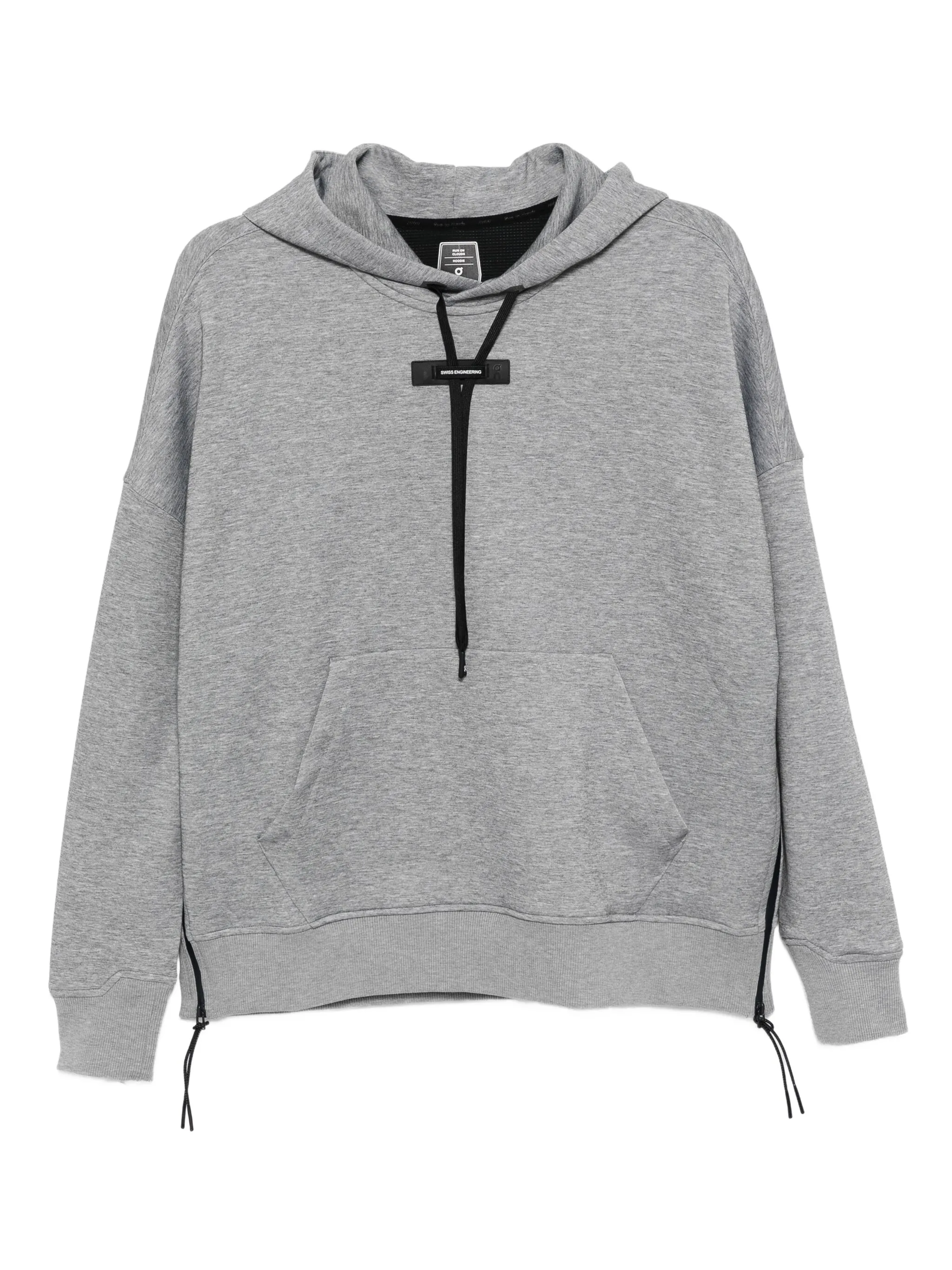 

Худи с нашивкой-логотипом On Running, серый