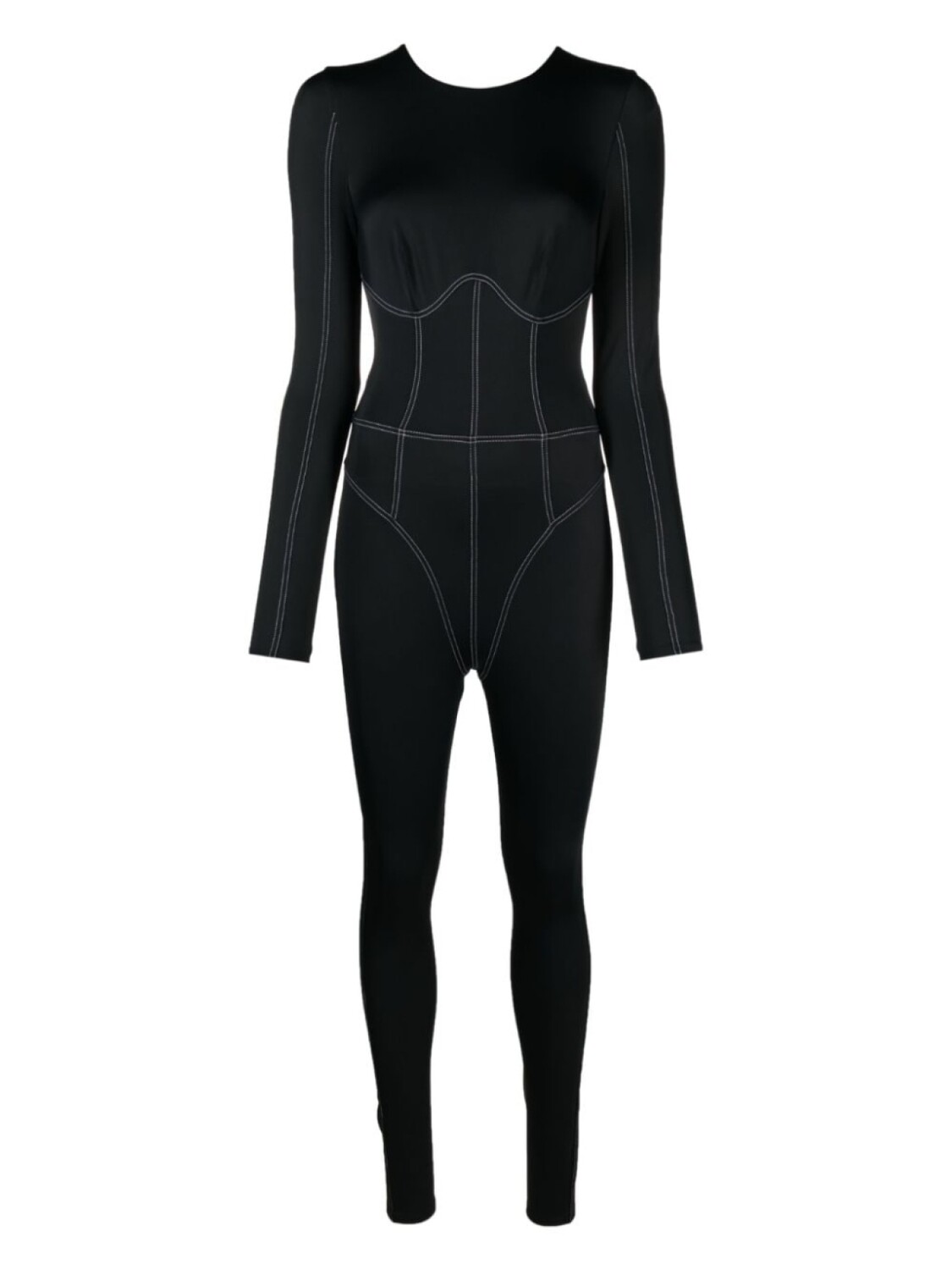 

Noire Swimwear купальник с контрастной строчкой, черный