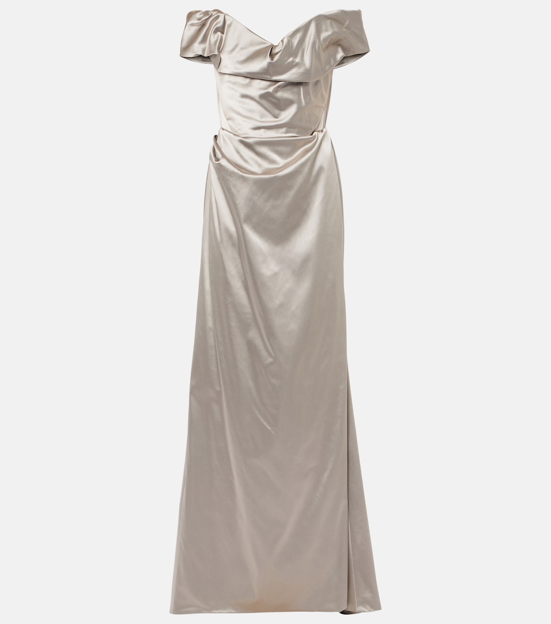

Платье с драпировкой Nova Cora Vivienne Westwood, серебряный