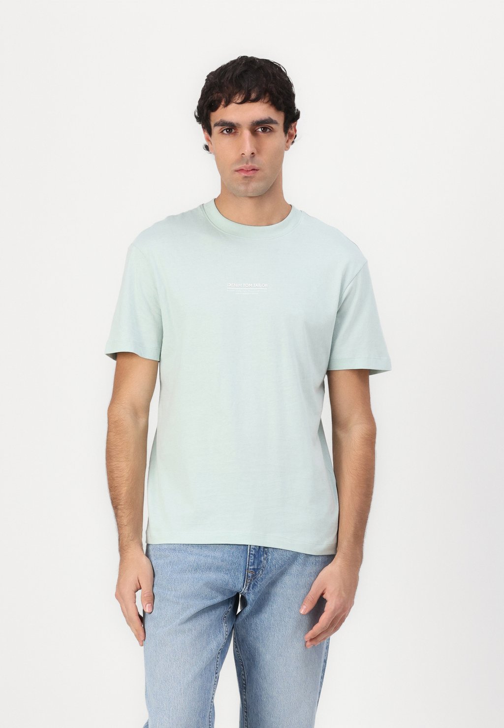 

Футболка с принтом RELAXED PRINTED TOM TAILOR DENIM, зеленый