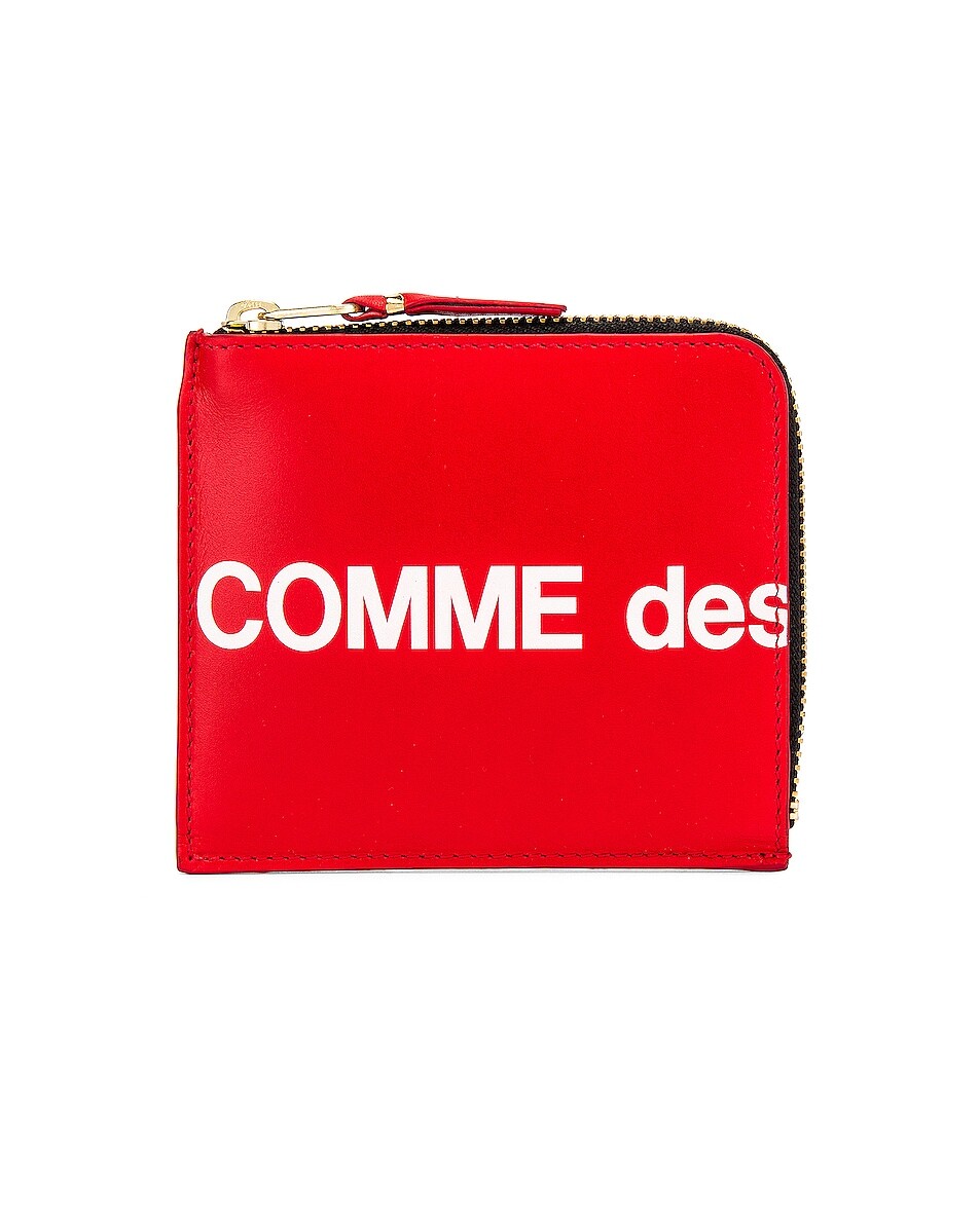 

Кошелек Comme des Garçons Huge Logo, красный