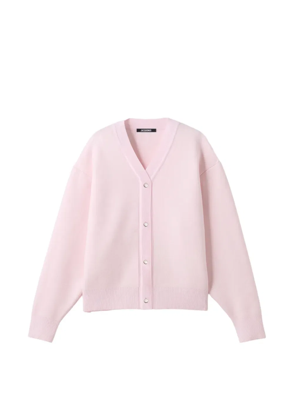 Кардиган Dopio с V-образным вырезом Jacquemus, розовый