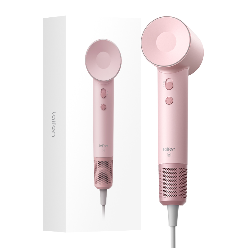

Фен для волос SE 1500W с отрицательными ионами Laifen, Light Pink