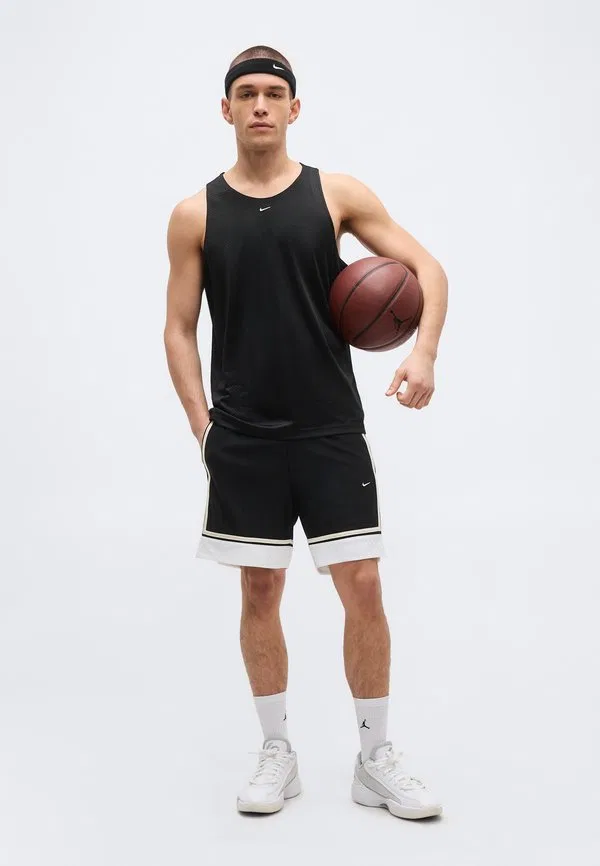 Профессиональные короткие спортивные шорты Nike Performance, Black/White/Pale Ivory — фото 2