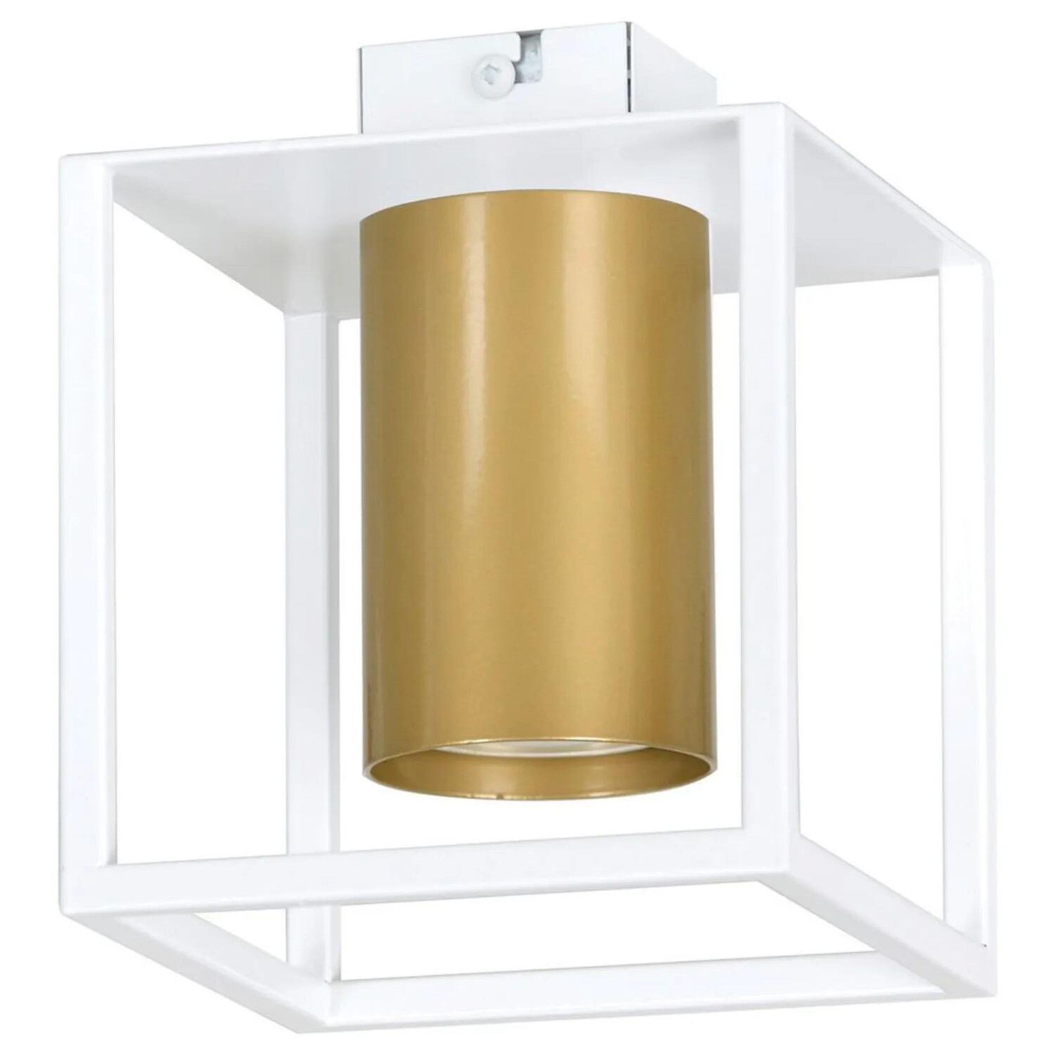 

Потолочный светильник famlights, 13x13x15 см, белый/золотой