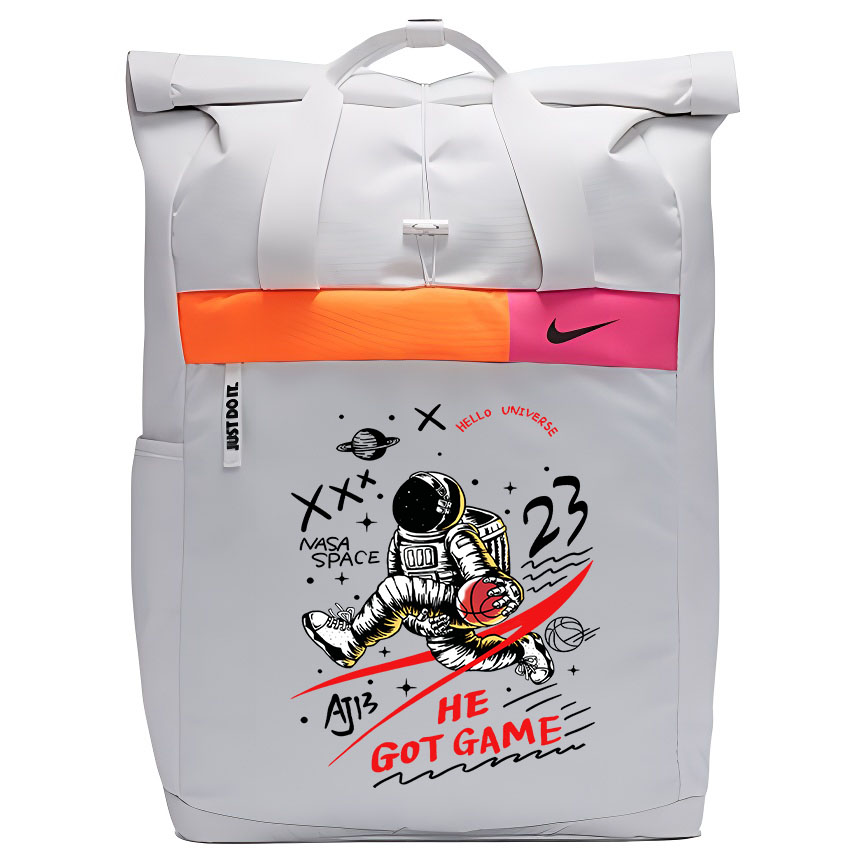 

Nike Тканевый рюкзак унисекс светло-серый, Astronaut