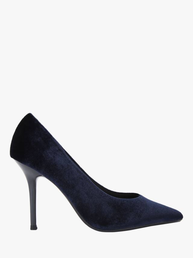 Туфли-лодочки Nala на шпильке с острым носом KG Kurt Geiger, Navy
