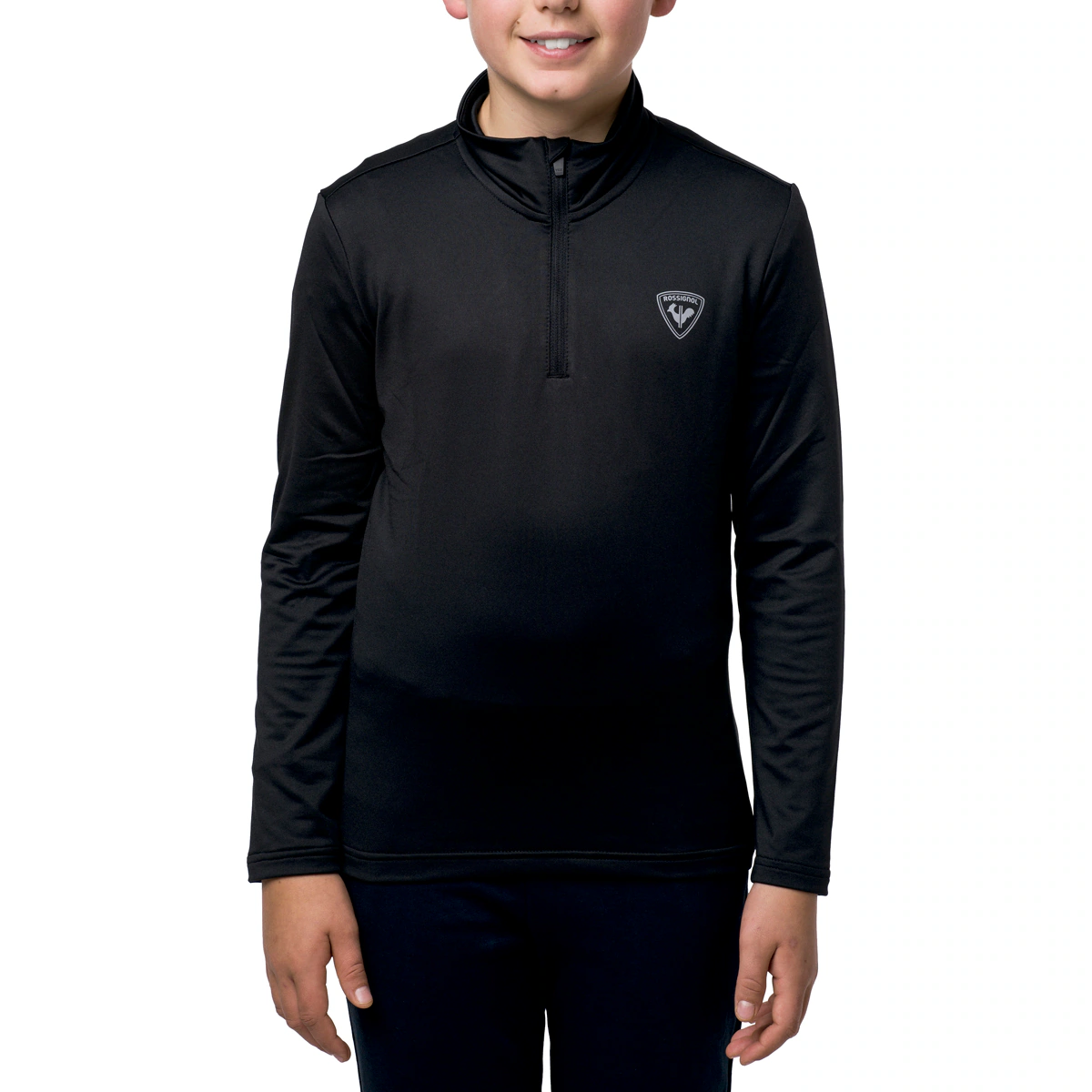 

Rossignol Boys' 1/2 молния теплый эластичный флис, чёрный