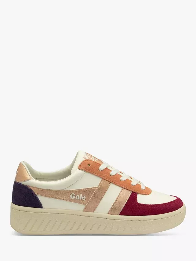 

Кроссовки Gola Classics Grandslam Quadrant, цвет white/cerise/rose/gold/plum