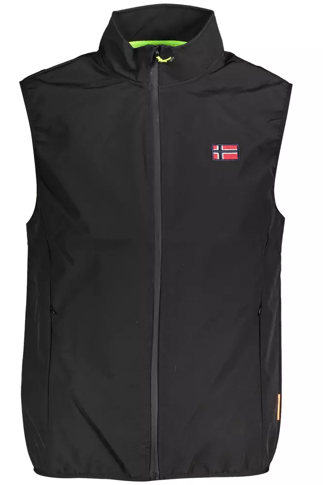 

Черная мужская куртка из полиэстера Geographical Norway