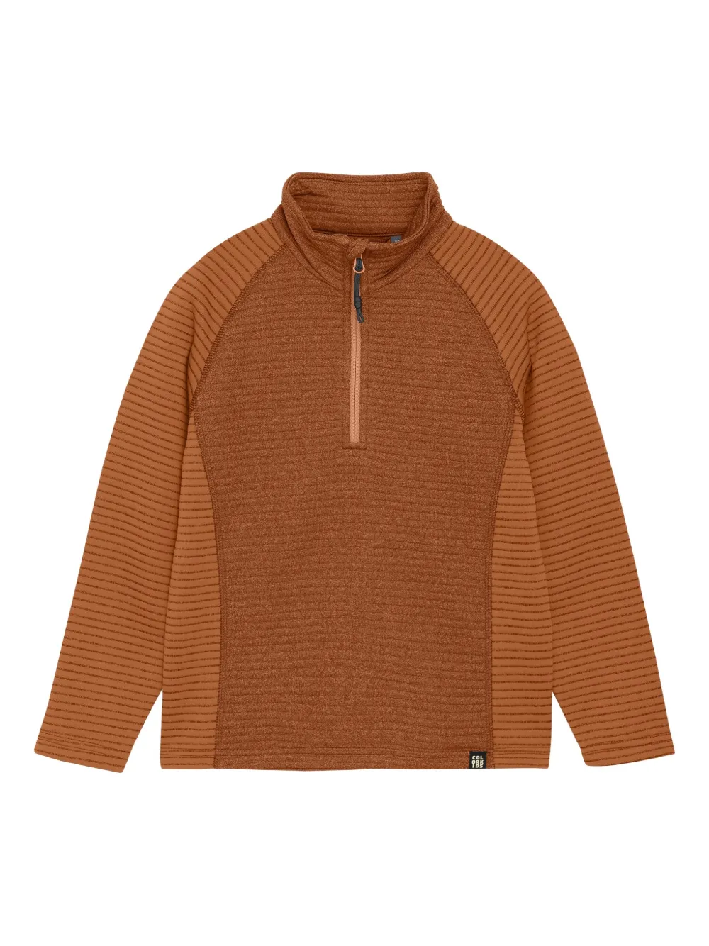 

Флисовая толстовка в полоску COLOR KIDS, оранжевый