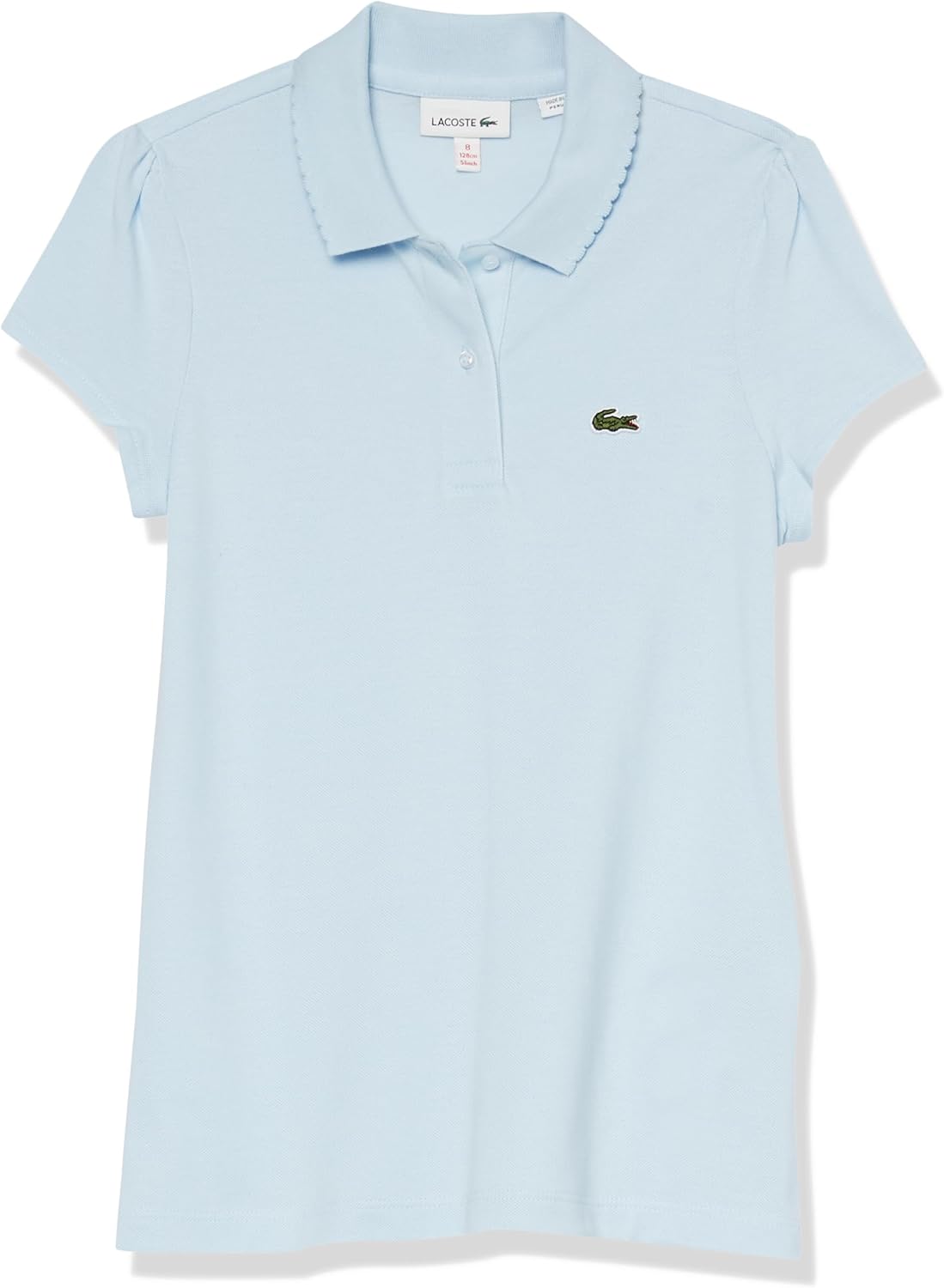 

Lacoste Girls Classic Short Sleeve Piqué Polo Shirt, Ruisseau