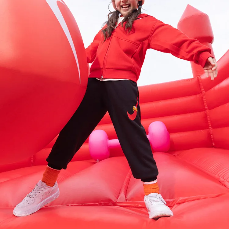 Детские вязаные спортивные штаны Moderate Nike, черный — фото 4
