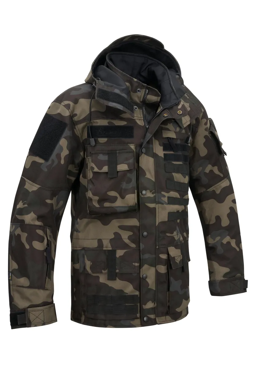 

Зимняя куртка Brandit " Brandit Men's Performance Outdoor Jacket" (1 шт.), с капюшоном, цвет Darkcamo