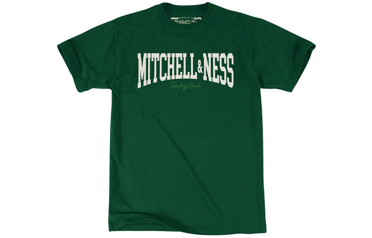

Футболка мужская зеленая Mitchell Ness