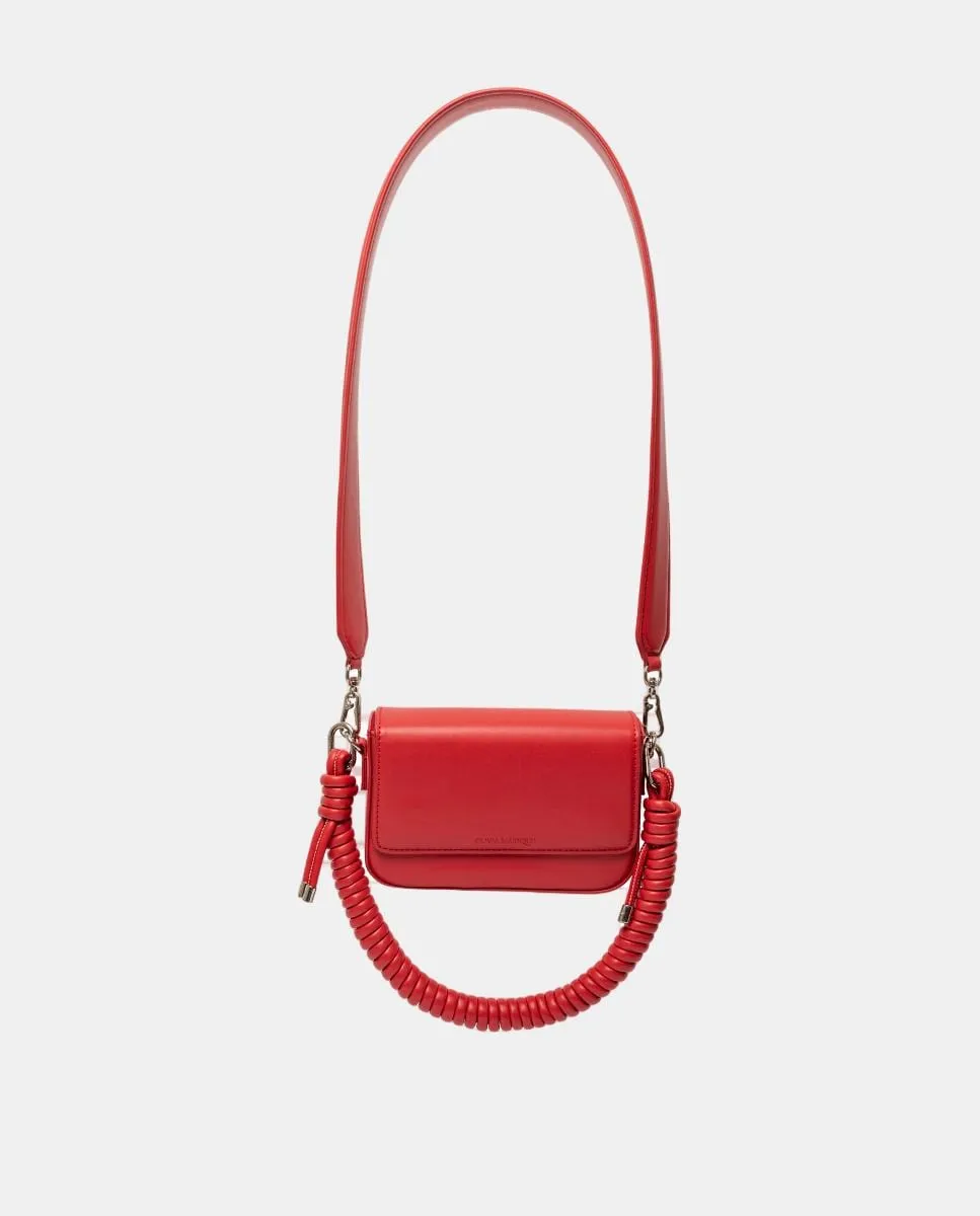 

Сумка с двойной цепочкой модель PANTONE Olivia Mareque, красный