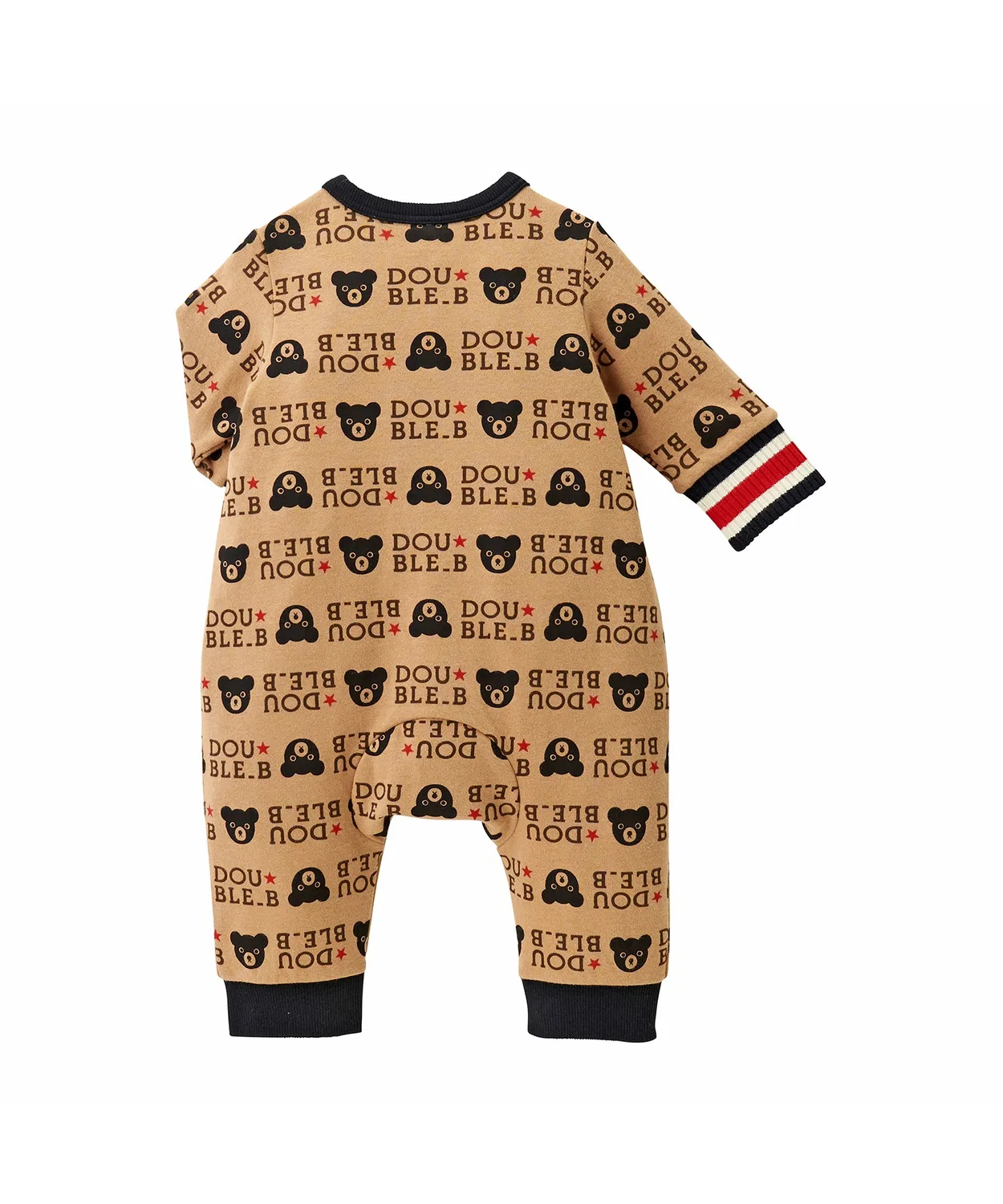 Комбинезон-боди Chocolate Bear серии, бренд Double B, цвет бежевый — фото 3