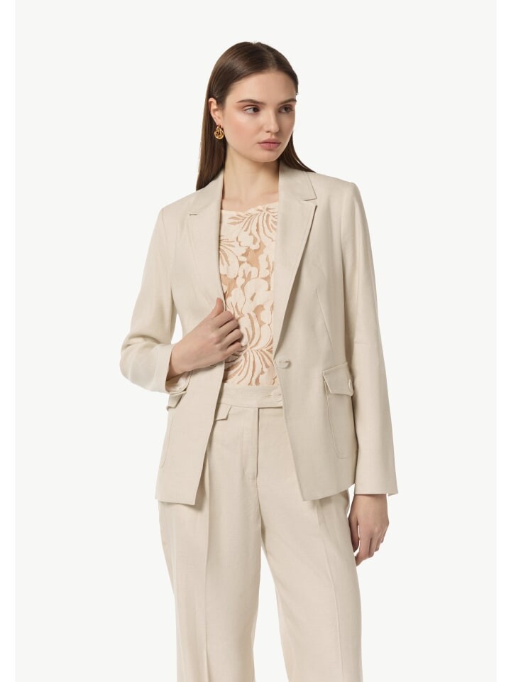 

Блейзер comma Indoor-Blazer langarm, бежевый