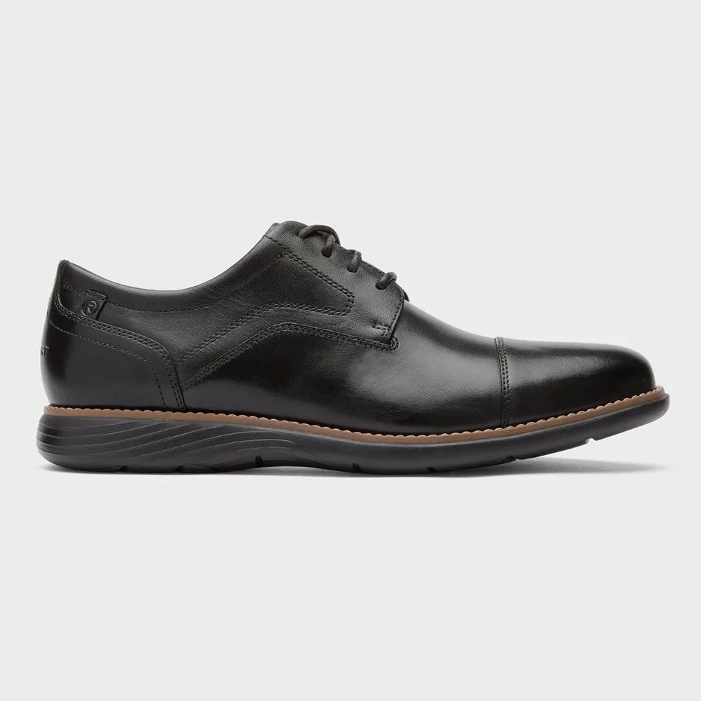 Мужские чёрные оксфорды Garett Cap Toe от Rockport — фото 2
