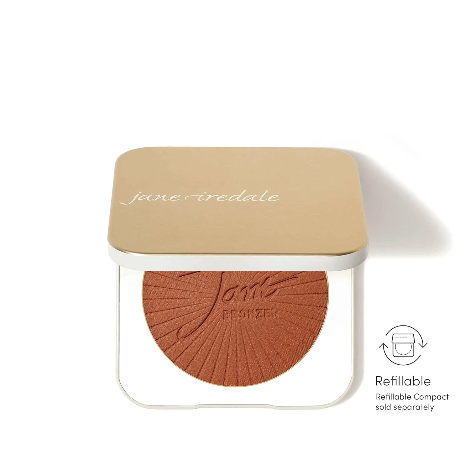Сменный блок матирующего бронзера Jane Iredale PureBronze Matte Bronzer: бронзирующая пудра с возможностью наслаивания, легкая и дышащая текстура, не тестируется на животных, 3 натуральных оттенка., Dark — фото 3