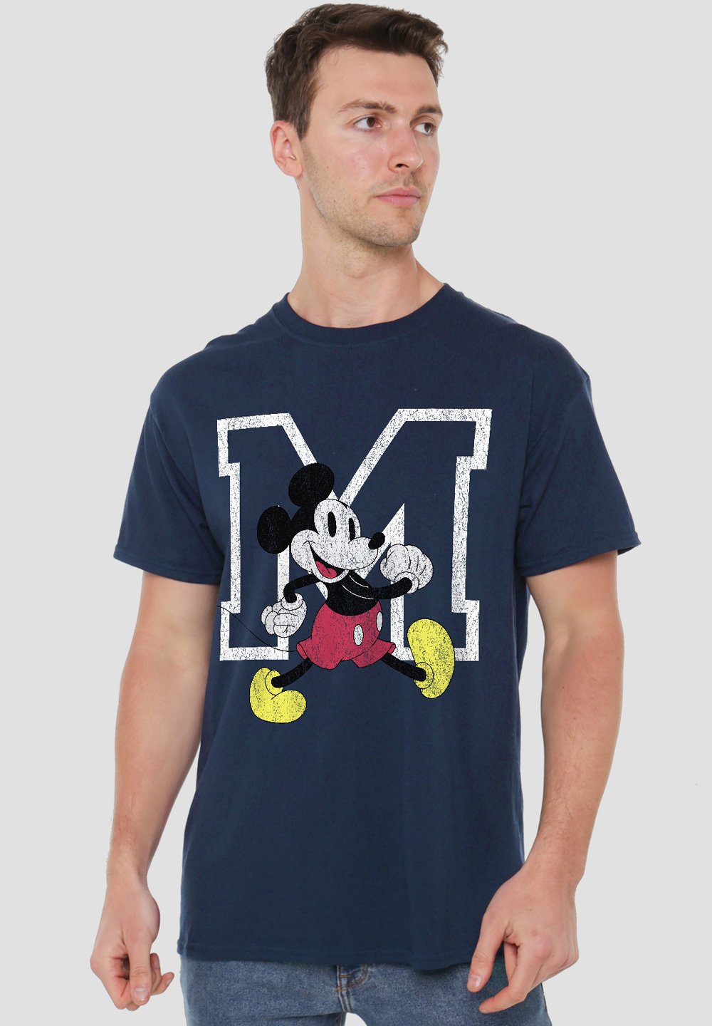 

Футболка с принтом MICKEY MOUSE CLASSIC WALK Disney, темно-синий