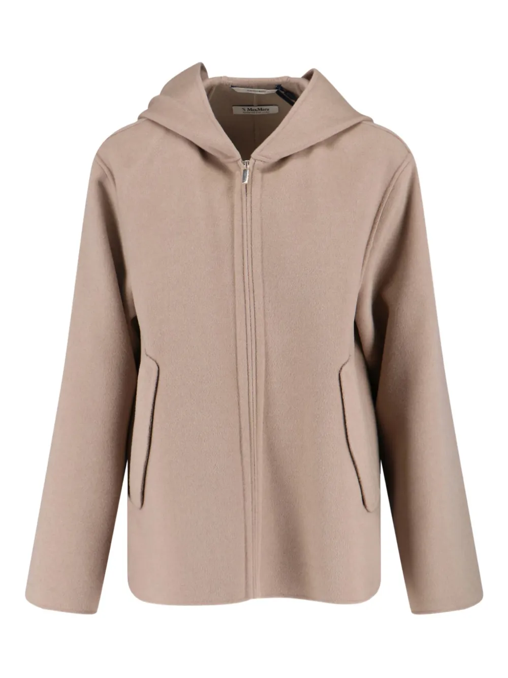 

Куртка с капюшоном на молнии спереди 'S Max Mara, нейтральный