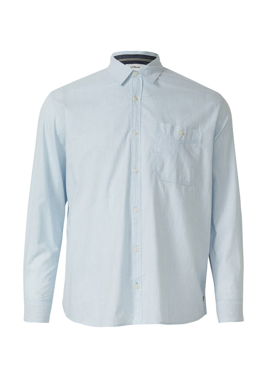 

Рубашка на пуговицах классического кроя s.Oliver, светло-голубой