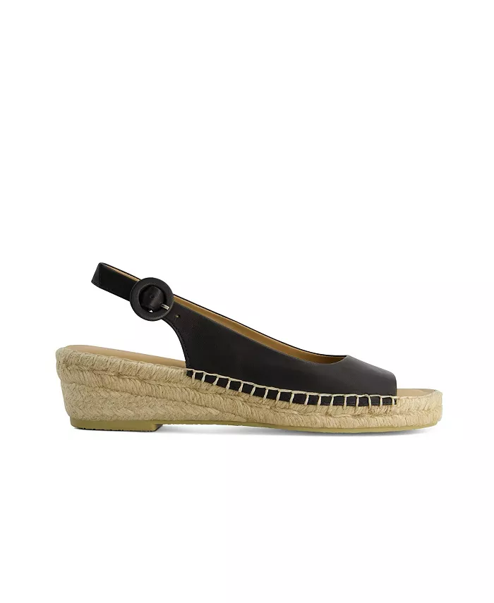 Бернардо Мелайла Эспадрильи на клиновидной подошве Bernardo Footwear, черный