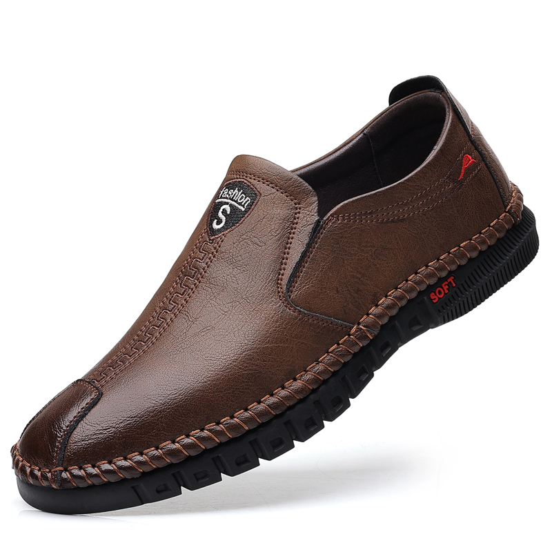 

Captain illy Коричневые мужские повседневные туфли без подкладки, цвет Brown Unlined Shoes