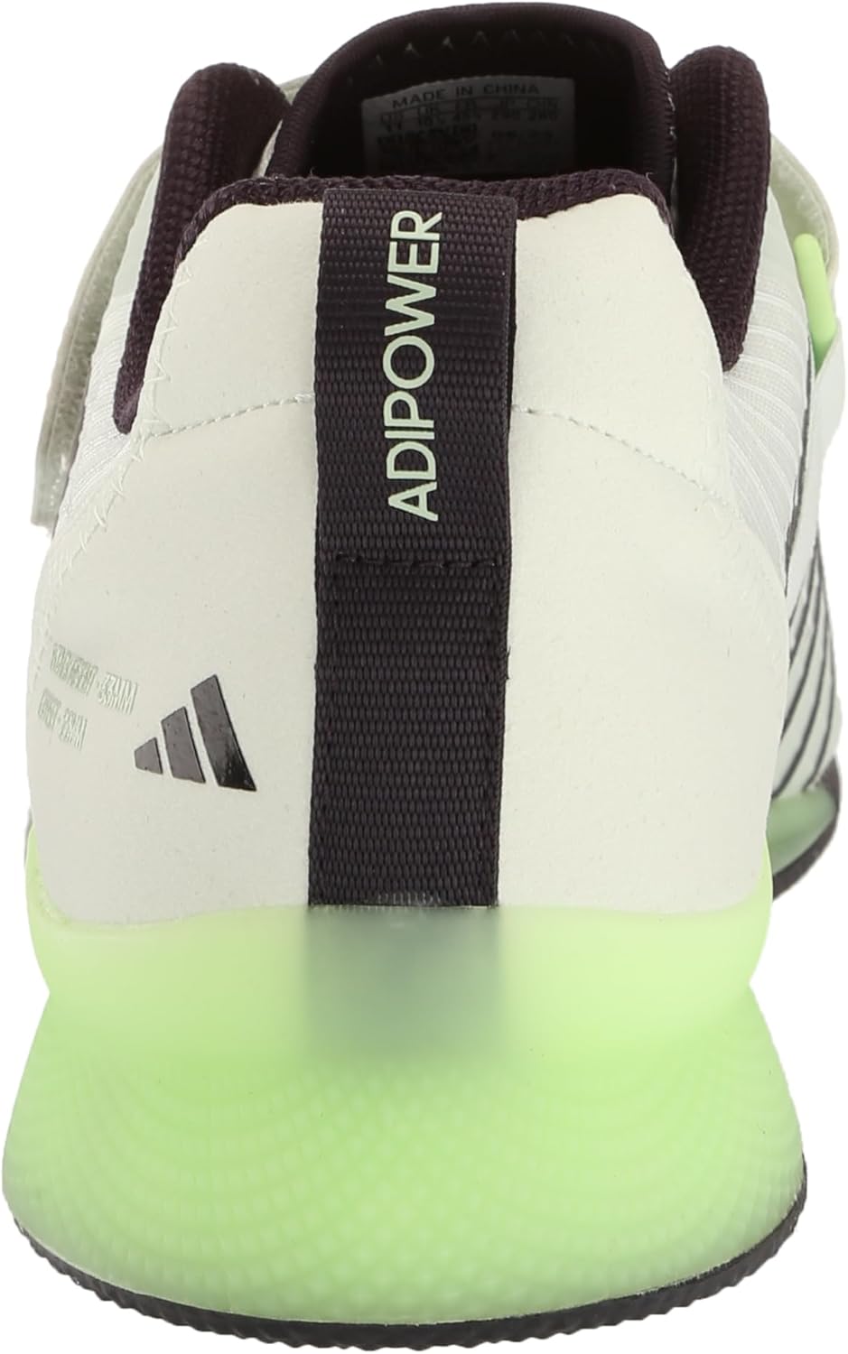 Мужские кроссовки для тяжелой атлетики Adidas Adipower III, зеленый — фото 3