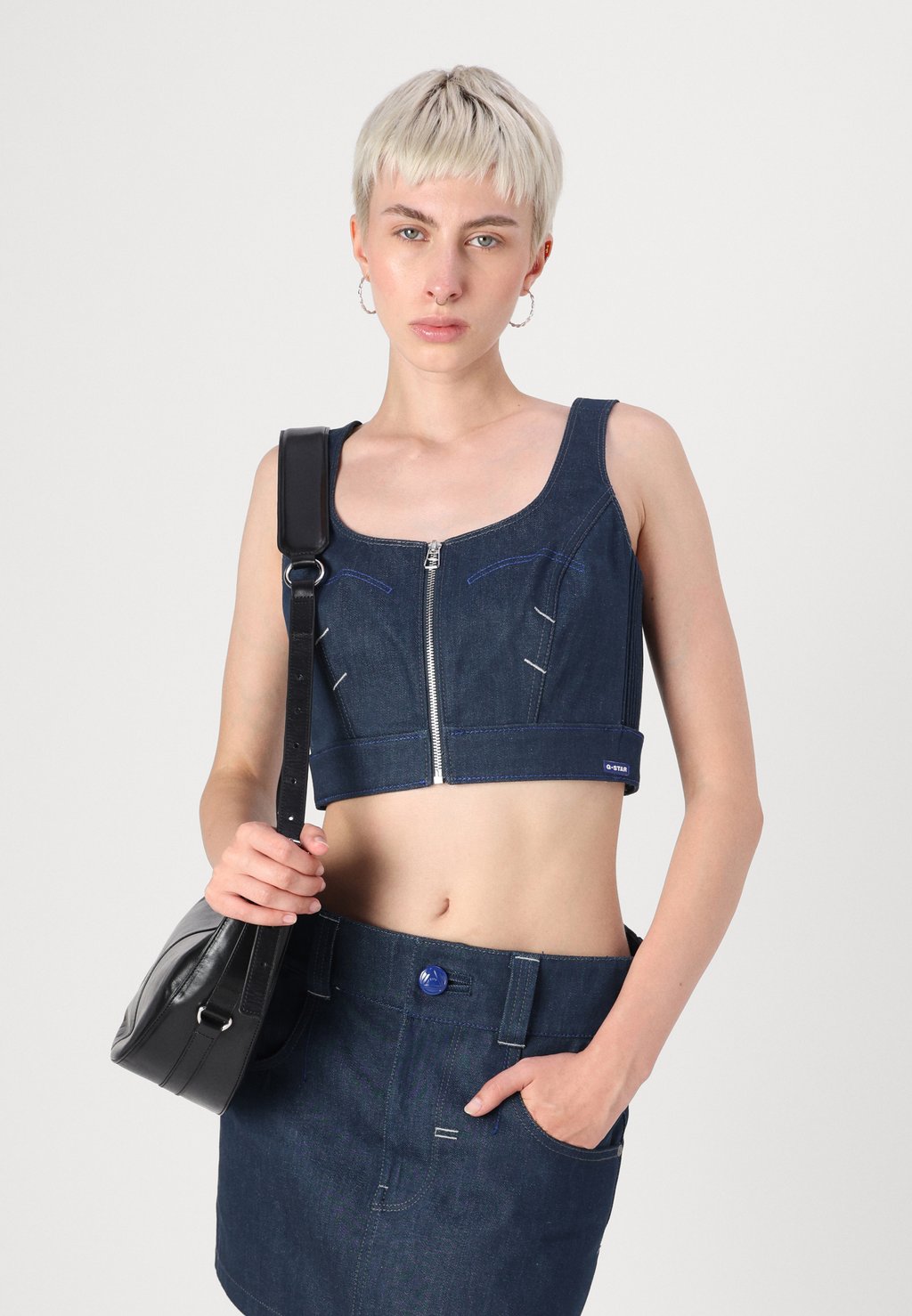 

Топ ORIGINS CORSET G-STAR, деним