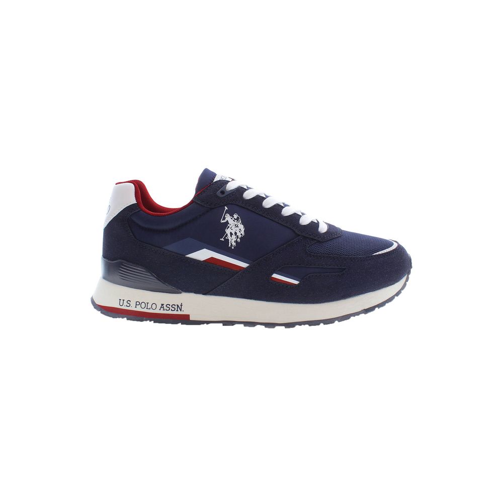 

Синие кроссовки из полиэстера U.S. Polo Assn., синий