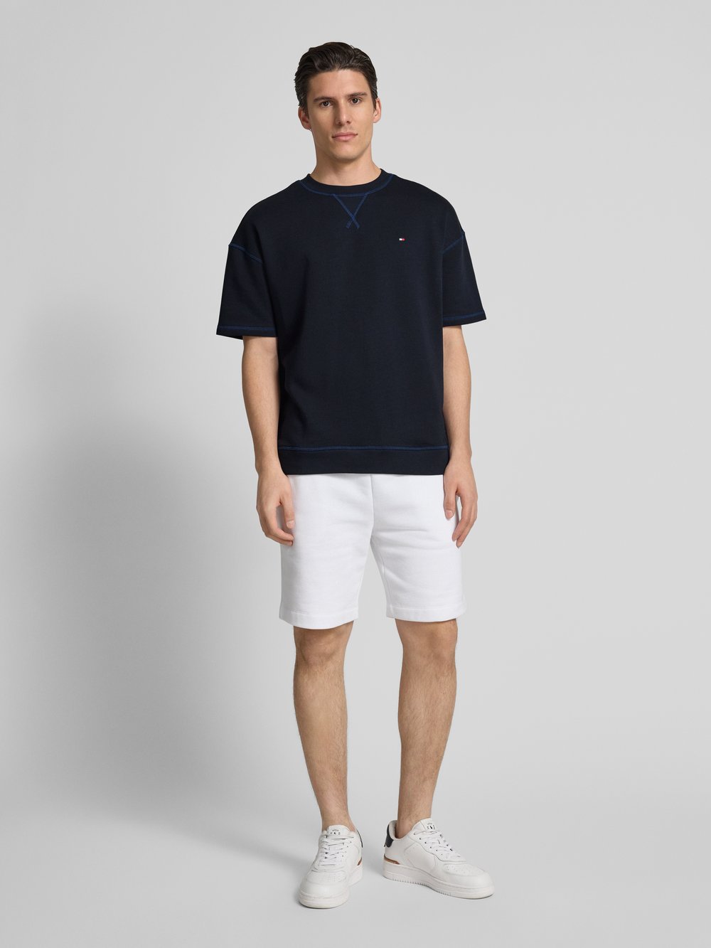 

Свитшот с рукавом 1/2, модель «TRACK TOP» Tommy Hilfiger