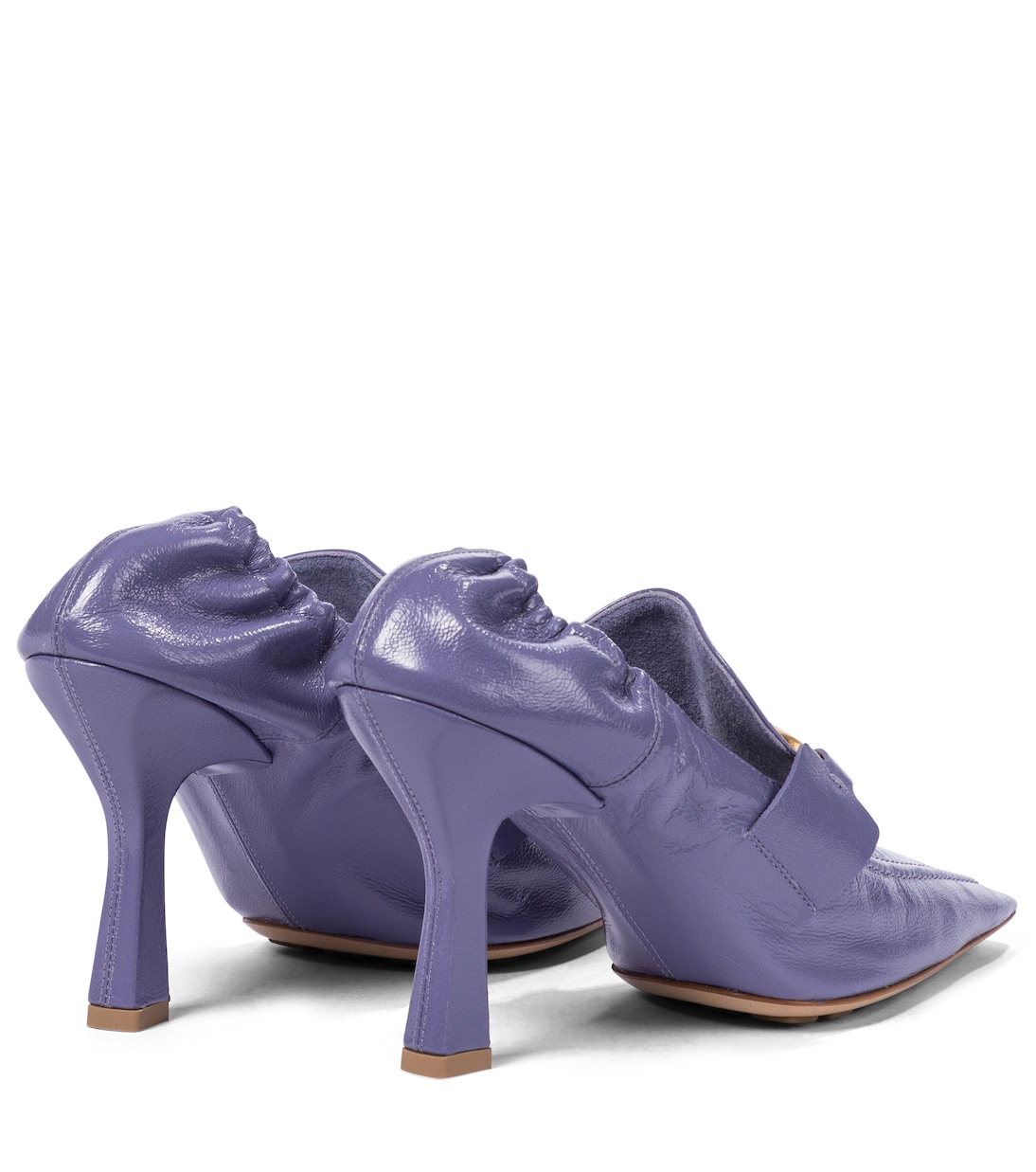 Туфли-лодочки Madame из кожи Bottega Veneta, Lavender — фото 3