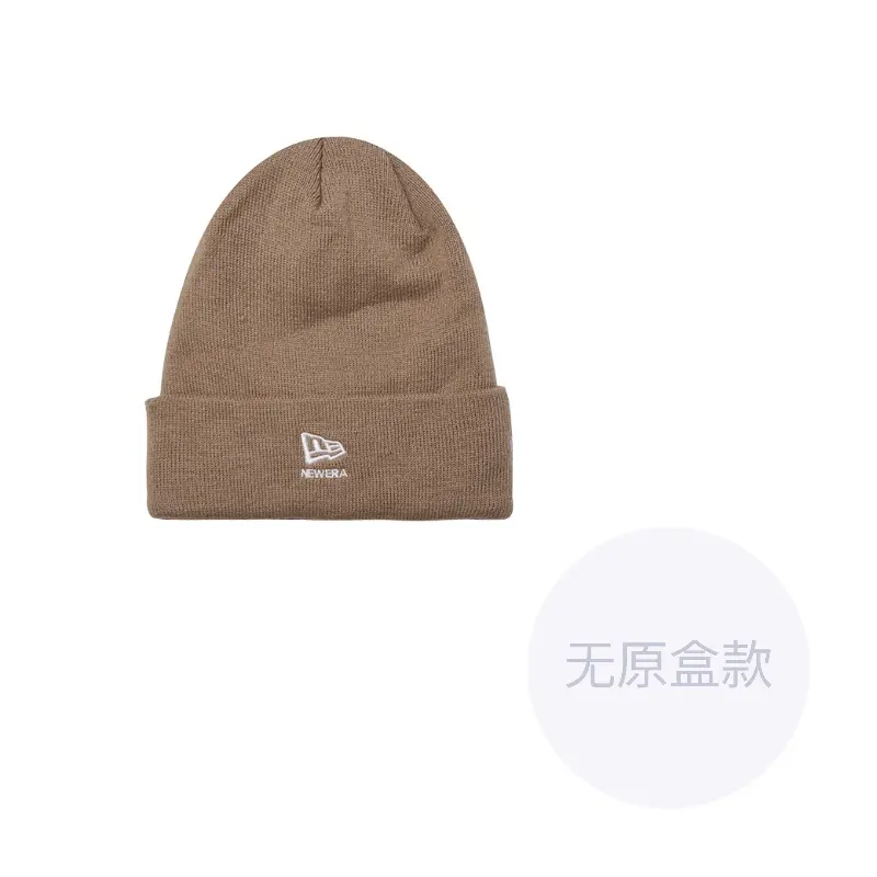 

New Era Акриловая вязаная шапка унисекс коричневая, Knitted Hat