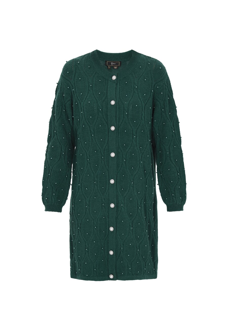 

Вязаный кардиган faina Fashion Look, темно-зеленый