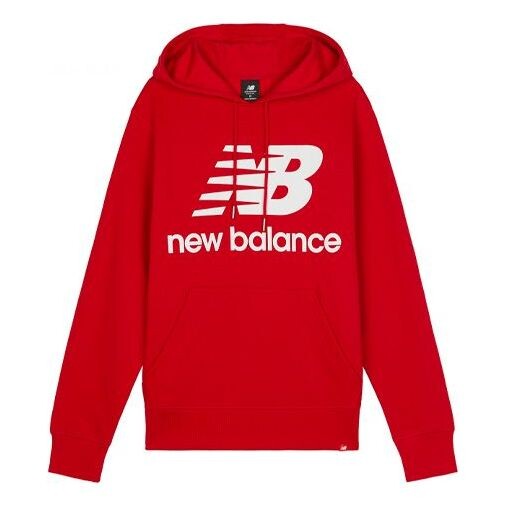 

Толстовка с капюшоном с большим логотипом New Balance, красный