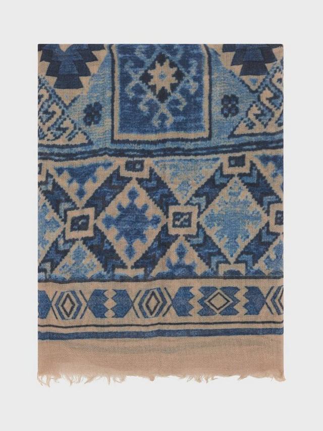 

Шарф Raissa Geometric из чистой шерсти Gerard Darel, Indigo