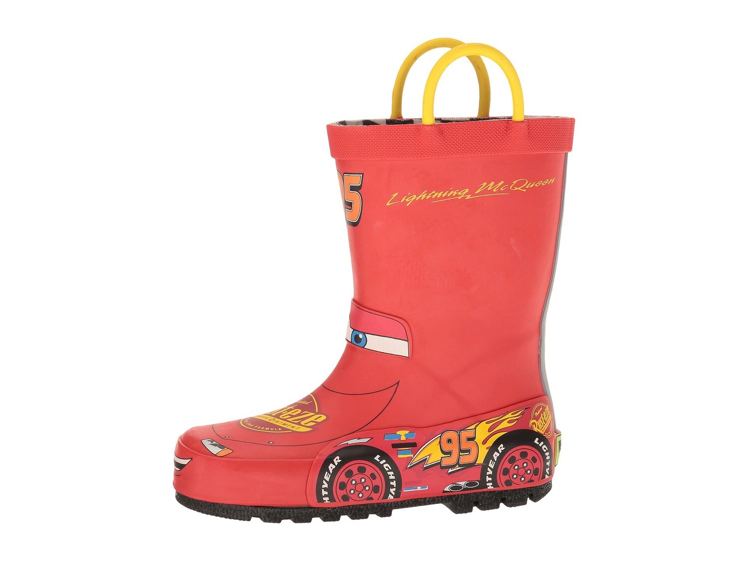 

Ботинки Western Chief Kids Lightning McQueen Rain Boots (Toddler/Little Kid/Big Kid), красный