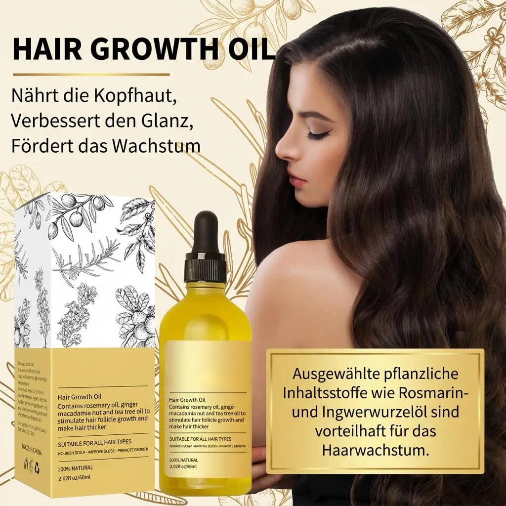 Натуральное масло для волос Bella Essence с аргановым, касторовым и кокосовым маслами, 2 шт. Aafgvc, 2 X Yellow — фото 2