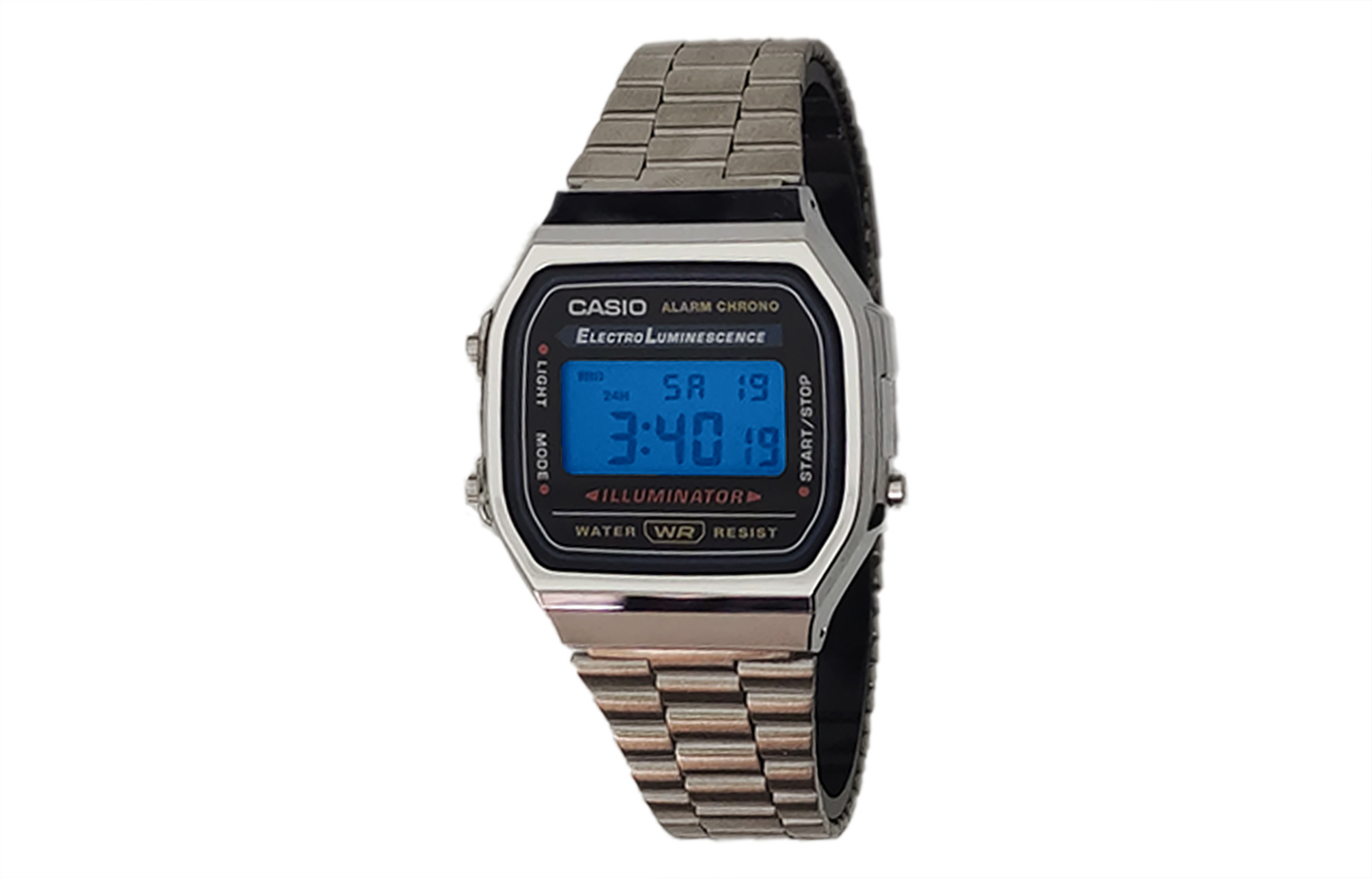 

CASIO Часы Retrofit Series Quartz Movement Stainless Steel Strap Watch Men's Watch Black Dial
