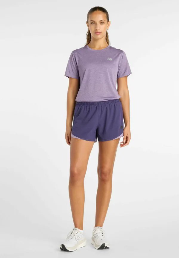 

Базовая спортивная футболка New Balance, Candied Violet Heather, Фиолетовый, Базовая спортивная футболка New Balance, Candied Violet Heather