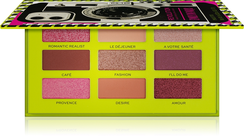 

Палетка теней для век X emily in paris Makeup Revolution, atspalvis camera queen 6,3 гр